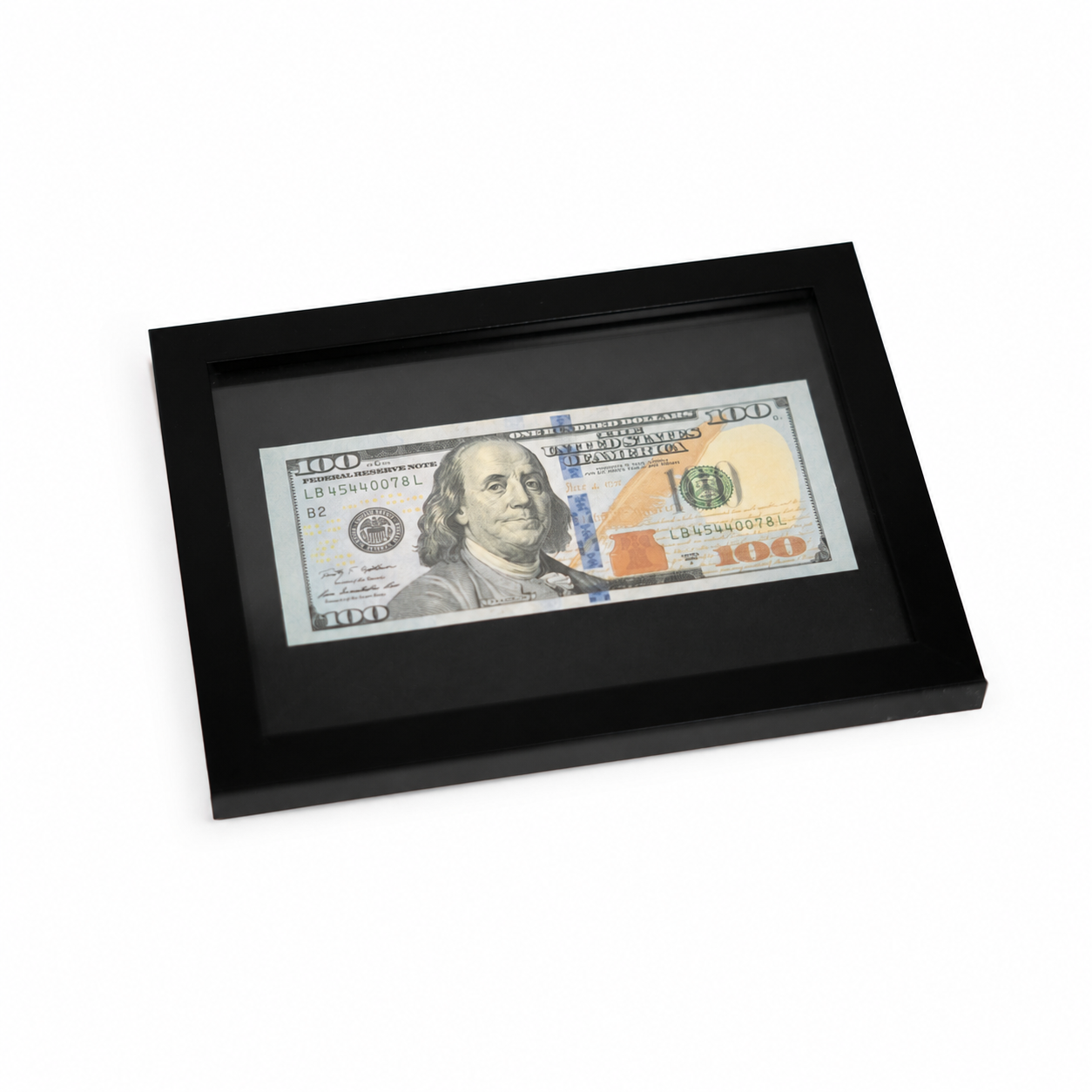 Cuadro dólar clásico - fondo negro