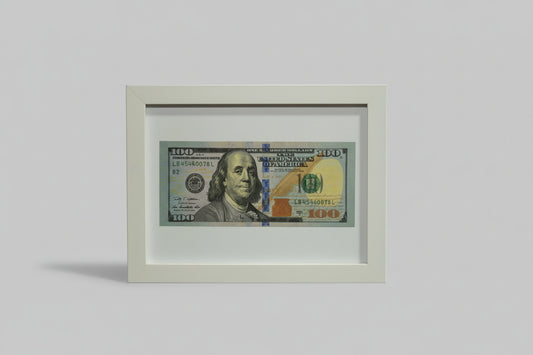 Cuadro Billete 100 USD – Símbolo de Ambición